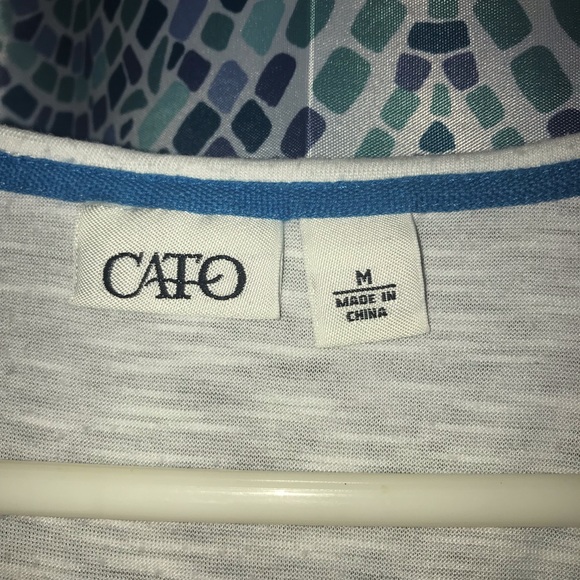 Preppy White short sleeve aztec print shirt - Picture 3 of 3